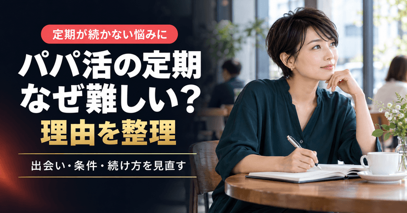 パパ活で定期は難しい？作れない・続かない理由と対策