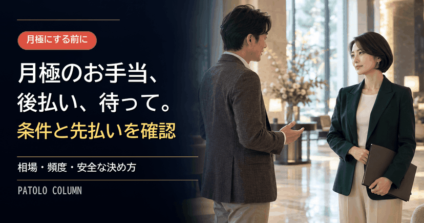 パパ活の月極の相場は？後払い詐欺の手口と安全な頻度を解説