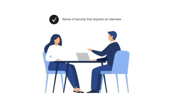 Reassurance required for an interview