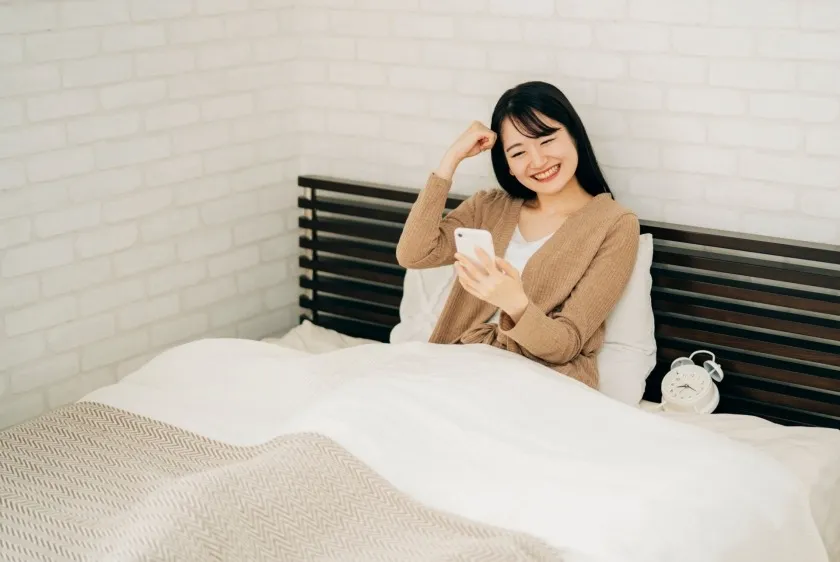 寝坊したのに反省していないパパ活女子