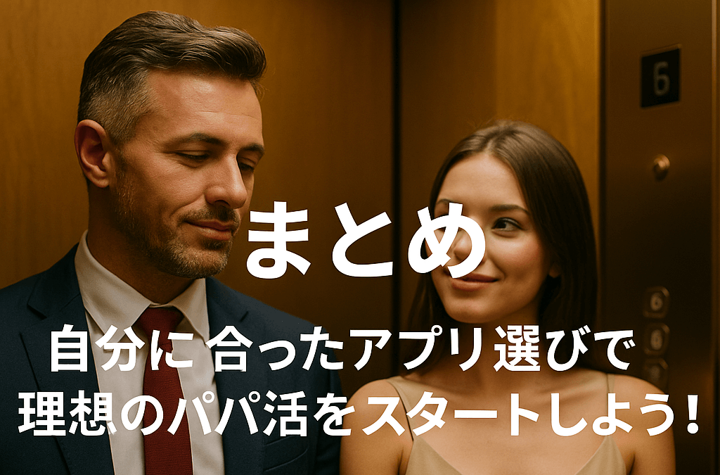 まとめ｜自分に合ったアプリ選びで理想のパパ活をスタートしよう！