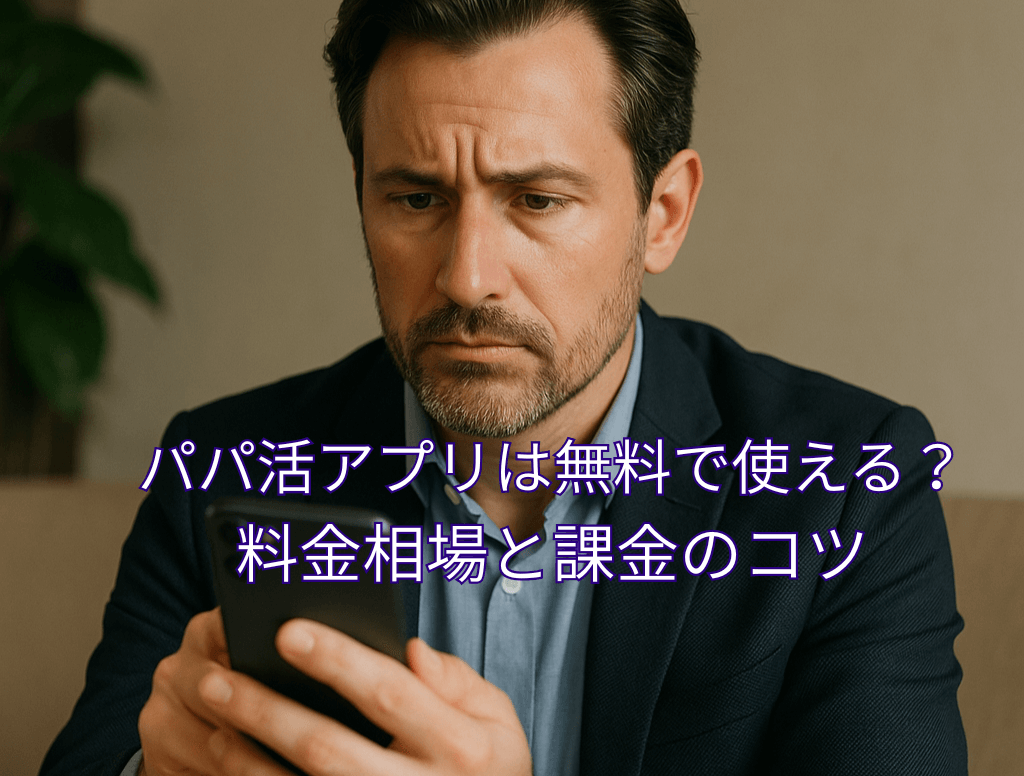 パパ活アプリは無料で使える？料金相場と課金のコツ