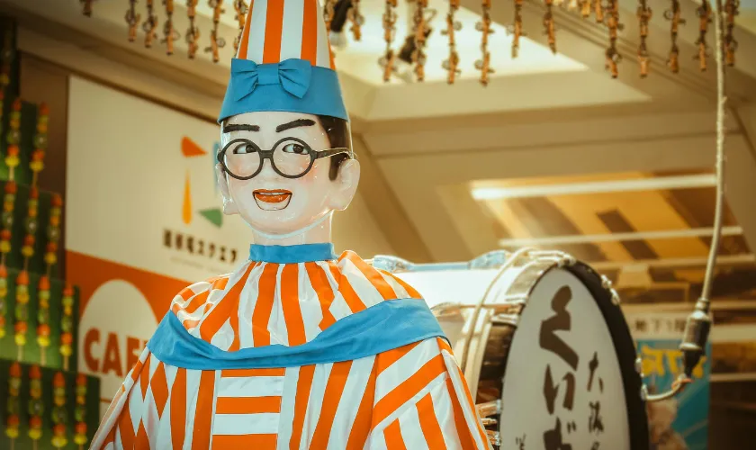 くいだおれ人形の写真