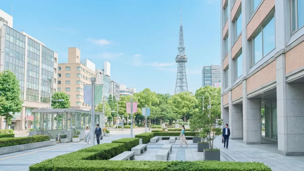 名古屋のパパ活おすすめエリア・栄の風景