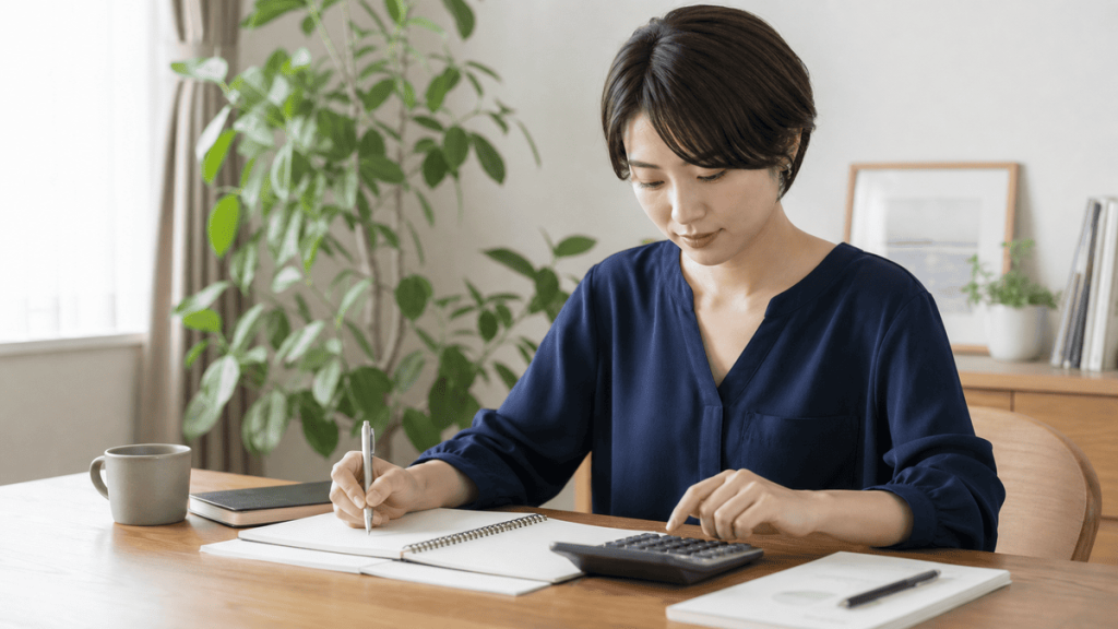 パパ活のお手当相場をノートで整理する成人女性